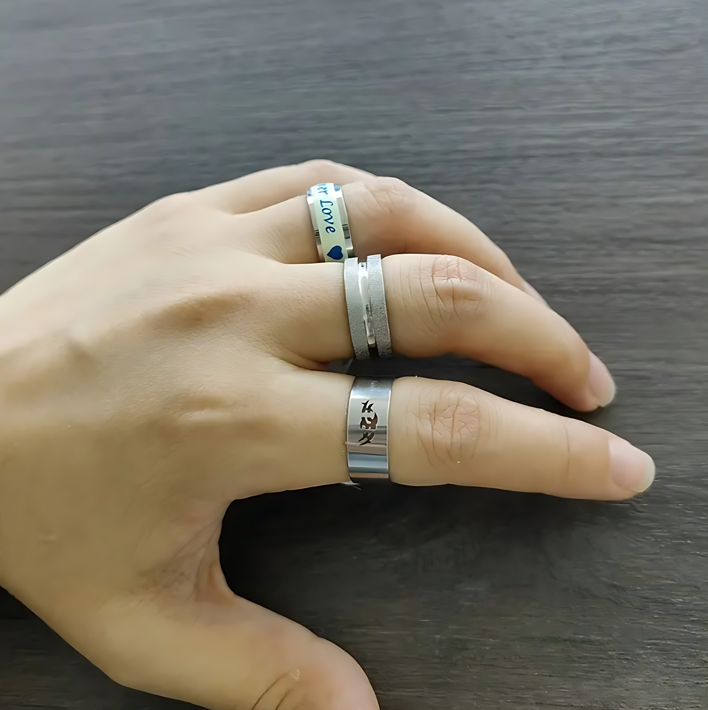 Anillos con Diseños - Streetwear