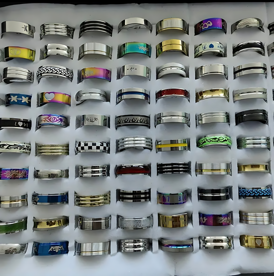 Anillos con Diseños - Streetwear